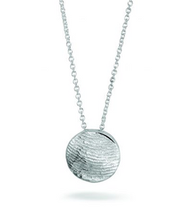 Vingerafdruk Ketting Volledig Zilver | AMBIENCE