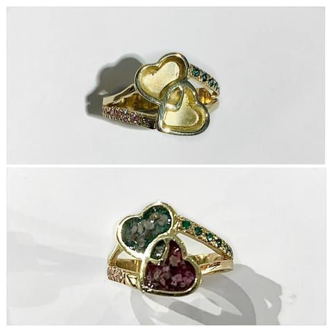 Ring met kleuras