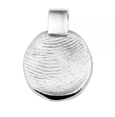 Vingerafdruk Ketting Zilver | NATURAL